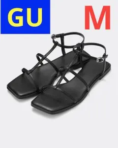 ナローストラップフラットサンダルM