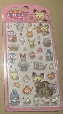 数量限定 韓国限定 正規品 ポケモン キャンディーボンボンシール ピチュー
