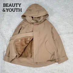 美品☆ビューティー&ユース　2way ボアライナー付 マウンテンパーカー フード