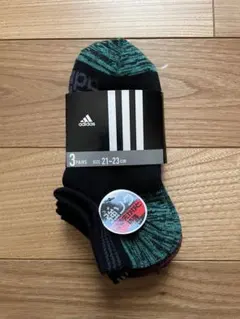 adidas キッズ靴下 3足セット 21-23cm