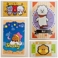 BT21 デコステッカー 4枚SET