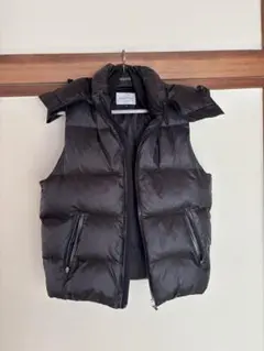 7/31まで値下げ　ナノユニバース　ダウンベスト フード付き　サイズL