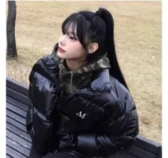 ブラック ダウンジャケット mucent