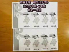 2026年最新】四谷大塚 組分けテスト 4年の人気アイテム - メルカリ
