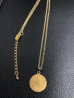 HERMES vintage トップ リメイク ネックレス ゴールドカラー - メルカリ
