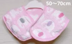 ⭐️50〜70cm ベビーケープ　ピンク　ぞう　赤ちゃん　マフラー　アウター