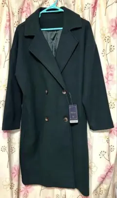 【新品未使用】7 Days Closet ダークグリーン チェスターコート