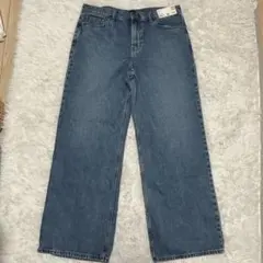 【新品タグ付き】ユニクロ ローライズ バギー ジーンズ XL