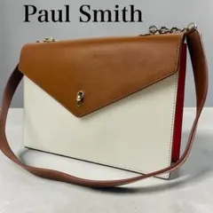 美品✨ Paul Smith ポールスミス ワンショルダーバッグ 斜めがけ 自立
