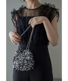 2wayスパンコールバッグ ショルダー パーティーバッグ フォーマル 結婚式