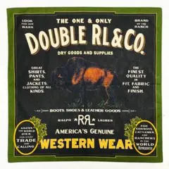 ■DOUBLE RL/ダブルアールエル バッファロー バンダナ 新品■