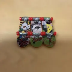 ミニスケートボードデッキ3枚セット