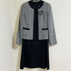 Keith フォーマル ワンピーススーツ　コサージュ付き