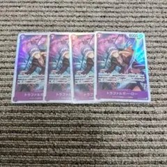 優勝ロシナンテデッキパーツ　トラファルガー・ロー SR 4枚セット