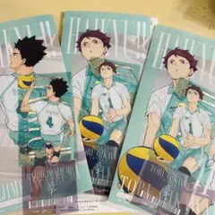 ハイキュー　1番くじ　青葉城西　岩泉一　及川徹 クリアカード　チケットファイル