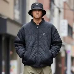 【w796】90s 00s NIKE リバーシブル キルティングジャケット 中綿