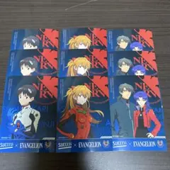 success サクセス　エヴァンゲリオン　ステッカー　9枚セット