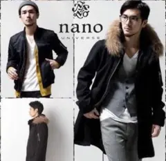 nano・universe ライナーMA-1付きモッズコート