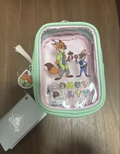 ディズニーストア　ズートピア10周年ドーナツパーティーポーチ　ニック＆ジュディ