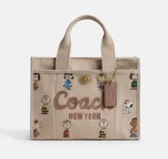 【COACH X PEANUTS】カーゴ トート バッグ 26