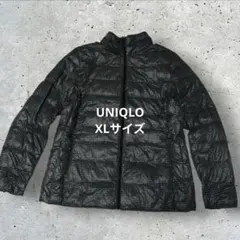 ユニクロ UNIQLO ウルトラライトダウンジャケット 千鳥柄 総柄 XL
