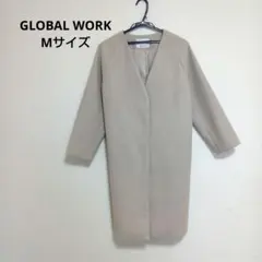 GLOBAL WORK ベージュ ロングコート