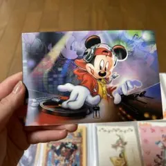 ディズニー　3Dポストカード　DJミッキー