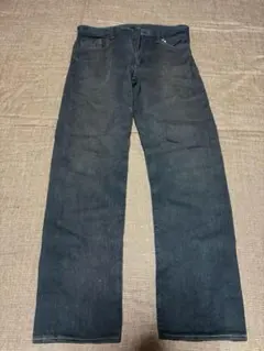 フラットヘッド　ダークブルー ストレートデニム W32 L34