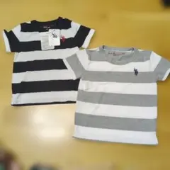 U.S. POLO ASSN. ボーダーTシャツ 2枚セットのサムネイル