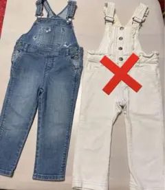 デニムオーバーオール サロペット　ギャップ　95