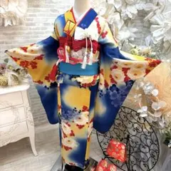 七五三に★逸品　正絹縮緬に花籠と四季花々　7歳着物フルセット 七五三に☆逸品 正絹縮緬に花籠と四季花々 7歳着物フルセット - メルカリ