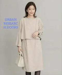 レイヤードタックスリーブワンピース 【アーバンリサーチドアーズDOORS】