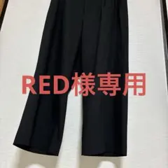 ユニクロ　ワイドタックパンツ レディース　L ブラック