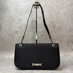 AWL12 サルヴァトーレフェラガモ ブラックファブリック ワンショルダー 