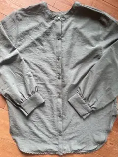 ikka ゼンゴ2way長袖シャツ M