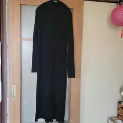 JEANASIS ブラックニットロングワンピース（新品）