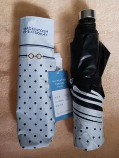 MACKINTOSH PHILOSOPHY 折りたたみ傘 晴雨兼用 水玉　軽量のサムネイル