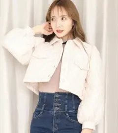 ティティアンドコー　パステルキルティングブルゾン　ショート　ダズリン　スナイデル