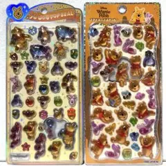 【正規品】プーさん うるちゅる♡プチドロップステッカー2枚セットのサムネイル