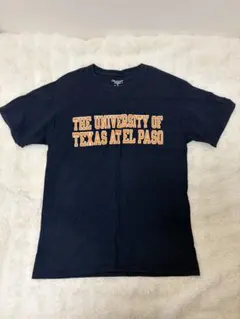 Champion Tシャツ UTEP カレッジロゴ ネイビー M