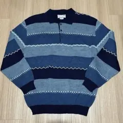 ポロニット　襟付ニット　ヴィンテージ