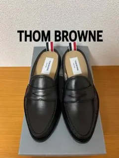 試着程度 THOM BROWNE トムブラウン ローファー サイズ9 27cm 試着程度 THOM BROWNE トムブラウン ローファー サイズ9 27cm - メルカリ