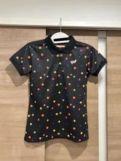 BEAMSGOLF ビームスゴルフ オレンジレーベル フラワー柄 ポロシャツ M