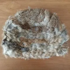 帽子　ラビットファー　ニット帽　ニットキャップ　秋冬　帽子
