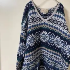 A*u様 Abercrombie & Fitch Vネックニットセーター　メンズ