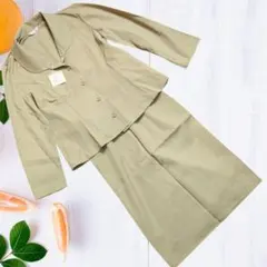 スカートセットアップ　ジャケット　スカート ボタン　M　タグ付き　フォーマル