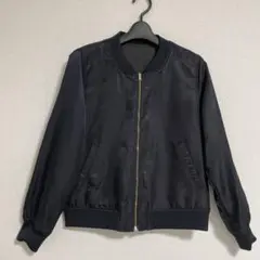 ショコラフィーネローブ　レディース　ジャンパー　ブルゾン　リバーシブル