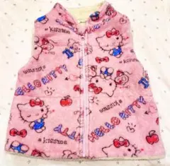 【ハローキティ】ボアベスト 100cm