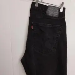 花*様 リーバイス 505 テーパード W36 L32 ジーンズ ブラック デニ