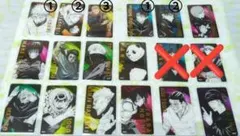 呪術廻戦　箔押しクリアカード